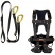 Fusion Climb Pro Backyard Zip Line Kit Harness Lanyard Bundle FK-A-HL-13