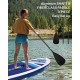 MaxKare SUP Stand Up Inflatable Paddle Board 10.6' x 32'' x 6'' Paddleboard w Triple-Action Pump, Backpack, Leash & Fin Portable for Yoga Pets Youth Adult in River, Oceans and Lakes