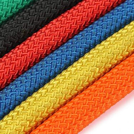 CHUNSHENN Climbing Rope Wire Rope Emergency Rope Camping/Rock Climbing/Multi-Color and Multi-Size for Selection Ropes (Color : E, Size : 8MM 40M) Outdoor Recreation