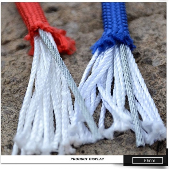 CHUNSHENN Climbing Rope Wire Rope Emergency Rope Camping/Rock Climbing/Multi-Color and Multi-Size for Selection Ropes (Color : E, Size : 8MM 40M) Outdoor Recreation