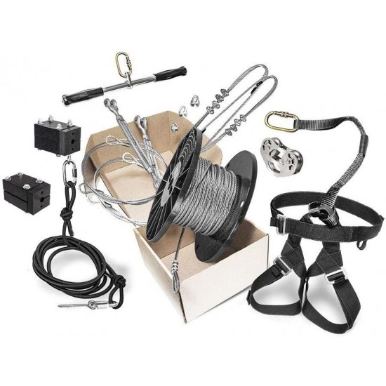 250' Rogue Zip Line Kit (One Set of Riding Gear)