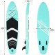 Premium Inflatable Stand Up Paddle Board (6 inches Thick) with Durable SUP Accessories & Carry Bag | Wide Stance, Surf Control, Non-Slip Deck, Leash, Paddle and Pump , Standing Boat for Youth & Adult