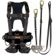 Fusion Climb Pro Backyard Zip Line Kit Harness Lanyard Trolley Bundle FK-A-HLT-28