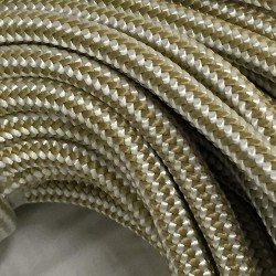 1/2 Inch by 300 Feet Gold Double Braid Nylon Rope