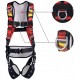 GPAN Thicken Wide-Brimmed Rock Climbing Harness Ladies Men's Full Body Safety Belt Climbing Rock Climbing Downhill Equipment Climbing Safety Belt Protection Waist,F3