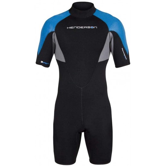 Henderson Men's Thermoprene Pro Wetsuit 3mm Back Zip Shorty Black