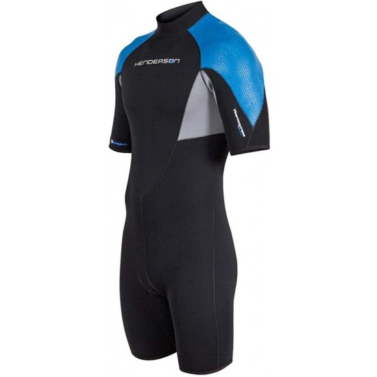 Henderson Men's Thermoprene Pro Wetsuit 3mm Back Zip Shorty Black