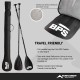 BPS Adjustable 2-Piece SUP/Stand Up Paddleboard Paddle - Carbon Fiber or Fiberglass - Comes with Carrying Bag - Available in Many Accent Colors