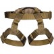 Fusion Tactical Griffin Military Police Half Body Search Rescue Harness Duty Belt 23kN Medium Coyote Brown