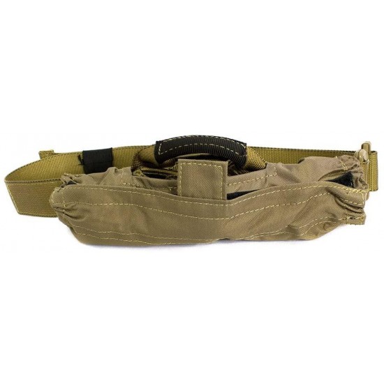 Fusion Tactical Griffin Military Police Half Body Search Rescue Harness Duty Belt 23kN Medium Coyote Brown