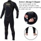 Wetsuit Man 5mm Neoprene Full Wetsuit Man's Dive Sector Back Zip for Men-Snorkeling, Scuba Diving Swimming, Surfing