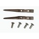 Evoke Grear Tree Climbing Spike Set Aluminum Climbing Spurs Adjustable with Replacement Gaff