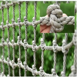 Child Adult Climbing Training Rope Net Garden Protection Net Playground Kindergarten Basketball Court Fence Safety Net High Altitude Anti-Fall Net Trailer Net