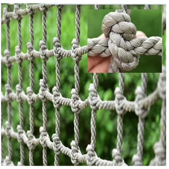 Child Adult Climbing Training Rope Net Garden Protection Net Playground Kindergarten Basketball Court Fence Safety Net High Altitude Anti-Fall Net Trailer Net