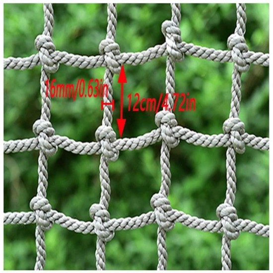 Child Adult Climbing Training Rope Net Garden Protection Net Playground Kindergarten Basketball Court Fence Safety Net High Altitude Anti-Fall Net Trailer Net