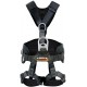 Fusion Climb Tac Rescue Tactical Full Body EVA Padded Heavy Duty Steel Adjustable Zipline Harness 23kN S Black