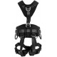 Fusion Climb Tac Rescue Tactical Full Body EVA Padded Heavy Duty Steel Adjustable Zipline Harness 23kN S Black