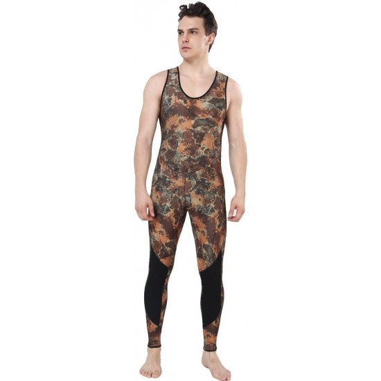 REALON Spearfishing Wetsuit 3mm 5mm Mens Diving Suit 7mm Full Hoodie Camo Scuba Wet Suit