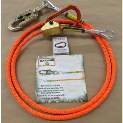 Arborist Climbing 5/8 X 12FT STEELCORE FLIP LINE KIT Carabiner 75243