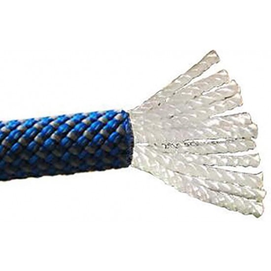 CHUNSHENN Climbing Rope Static Rope Speed Drop Rope Nylon Rope 9/10/10.5mm Diameter Length 10/20/30/40/50/100m Blue Ropes (Size : 10mm 100m) Outdoor Recreation