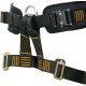 Fusion Climb Apollo III Military Tactical Padded Half Body Adjustable Zipline Harness 23kN M/L Black