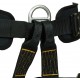 Fusion Climb Apollo III Military Tactical Padded Half Body Adjustable Zipline Harness 23kN M/L Black