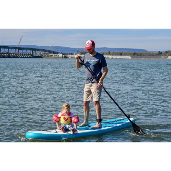 Soopotay Inflatable SUP Stand Up Paddle Board, Inflatable SUP Board, iSUP Package with All Accessories