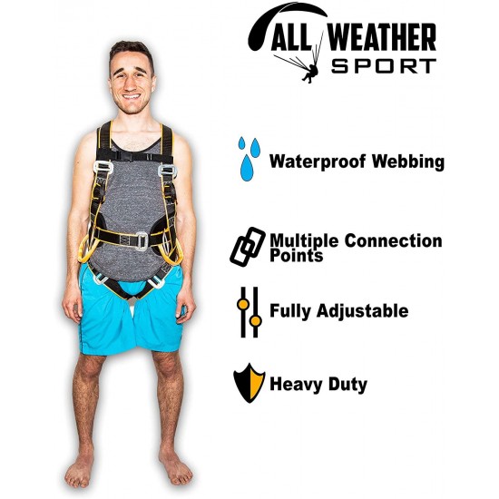 Kiting Harness, Kitesurfing Harness, Kite Surfing Kite Harness, Kitesurfing Equipment, Power Kite Pilot Wings, Paraglider Wing, Kite Surfing Training Kite harnesses For Ground Handling