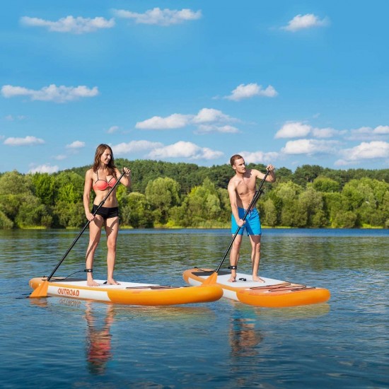 Outroad Water Inflatable Stand Up Paddle Board, 10.5 ft Length 6