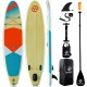 Highpi Inflatable Stand Up Paddle Board 11'x33''x6''W Premium SUP Accessories & Backpack, Wide Stance, Surf Control, Non-Slip Deck, Leash, Paddle and Pump, Standing Boat for Youth & Adult