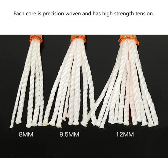 CHUNSHENN Climbing Rop Climbing Rope, Hemp Rope, Aerial Work Rope, 8/10.5/12MM, Polyester Material, Multi-Purpose, Rescue, Rock Climbing, Mountaineering Equipment Outdoor Recreation