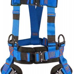 Fusion Climb Skylux Full Body Adjustable Bungee Harness 23kN M-L Blue