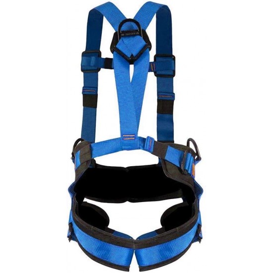 Fusion Climb Skylux Full Body Adjustable Bungee Harness 23kN M-L Blue