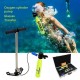 BoTaiDaHong Mini Scuba Set Diving Oxygen Tank Breath Pump Equipment Spare Cylinder Full Case with High-Pressure Air Pump, Respirator Bag Regulator Dive Kit