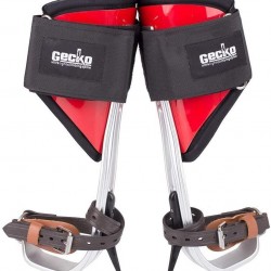 Notch Gecko Aluminum Climbers DMM Shanks (Pole Gaffs) with Leg Straps