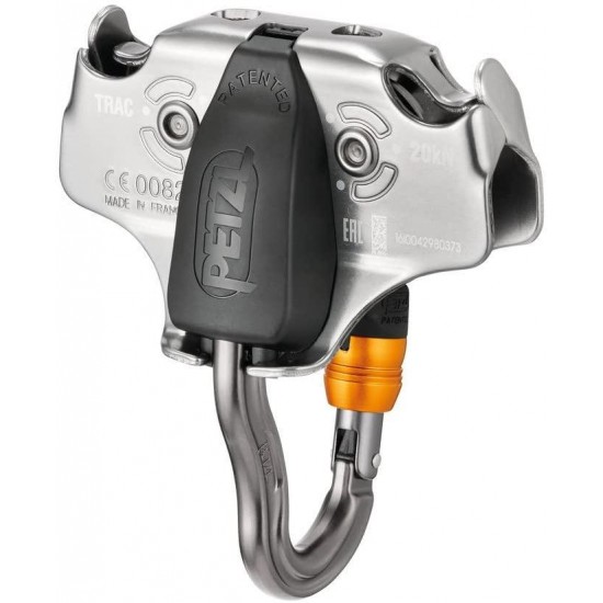 PETZL TRAC Pulley with Vertigo Wire-Lock Zipline Pulley