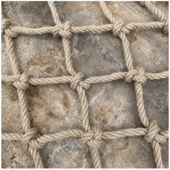 Jute Twine Rope,Decoration Cargo Fencing Patio Banister Netting Outdoor Protective Garden Nets Children Climbing Safety Tree House Handrail Protection Playground Net Heavy Duty Fall Prevention Nets