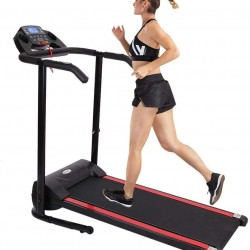 Electric Treadmill Folding Running Machine,Jogging Walking Exercise Fitness Machine,Cardio Training Walking Machine w/Incline LCD Display for Family & Office Workout