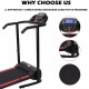 Electric Treadmill Folding Running Machine,Jogging Walking Exercise Fitness Machine,Cardio Training Walking Machine w/Incline LCD Display for Family & Office Workout