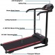 Electric Treadmill Folding Running Machine,Jogging Walking Exercise Fitness Machine,Cardio Training Walking Machine w/Incline LCD Display for Family & Office Workout