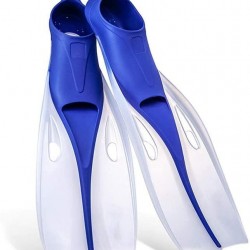 Fins - Professional Snorkeling fins Adult Children's Flippers Free Diving Long Snorkeling Swimming Diving Equipment Freestyle Flippers (Color : B, Size : L)