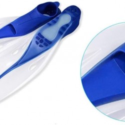 Fins - Professional Snorkeling fins Adult Children's Flippers Free Diving Long Snorkeling Swimming Diving Equipment Freestyle Flippers (Color : B, Size : L)