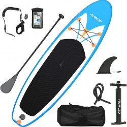 Rumlad Inflatable Stand Up Paddle Board 4 Inches Thick with One-Way Sup Dedicated Pump&Backpack