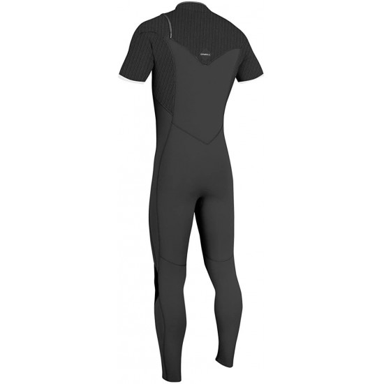 O'Neill Men's Hyperfreak 2mm Chest Zip Short Sleeve Full Wetsuit