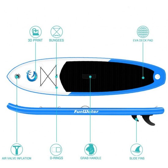 FEATH-R-LITE All Round Paddle Board 11'Length 33