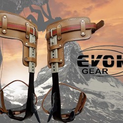 Evoke Gear Tree Climbing Spike Set Pole Climbing Spurs Climber Adjustable