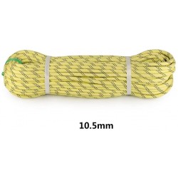 DLYDSS Climbing Rope, Static Rock Climbing Rope, Outdoor Rappelling Rope, 9/10.5MM, Wear-Resistant, High Temperature Resistant Flame Retardant Rope