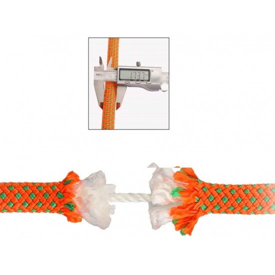 ZHWNGXO 16mm Polyester Rope,Multipurpose Rope Multipurpose Rope Pulling 33KN Soft 10m,15m,20m,25m,30m,50m,100m (Size : 25m)