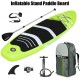 Premium Inflatable Stand Up Paddle Board (6 inches Thick) with Durable SUP Accessories & Carry Bag | Wide Stance, Surf Control, Non-Slip Deck, Leash, Paddle and Pump , Standing Boat for Youth & Adult