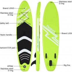 Premium Inflatable Stand Up Paddle Board (6 inches Thick) with Durable SUP Accessories & Carry Bag | Wide Stance, Surf Control, Non-Slip Deck, Leash, Paddle and Pump , Standing Boat for Youth & Adult